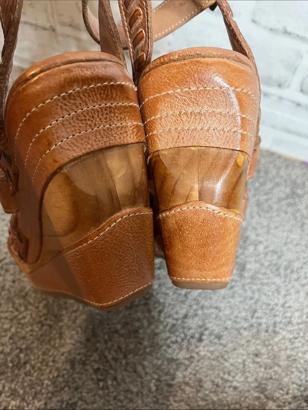 Bed Stu Kaphie leather wedges - Picture 7 of 9